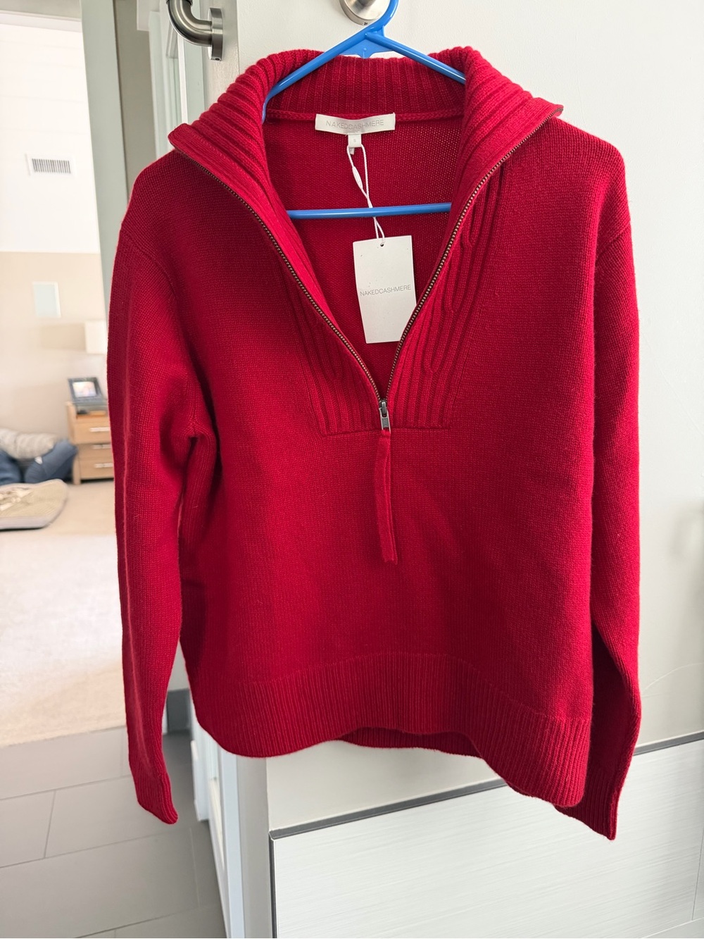 Gorgeous red Naked Cashmere sweater